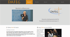 Desktop Screenshot of dafeg.de